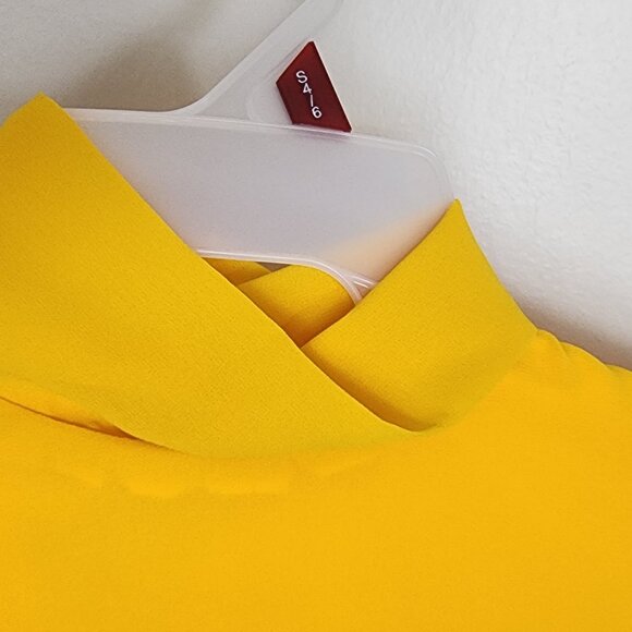 Feather Dress Yellow - Picture 8 of 12